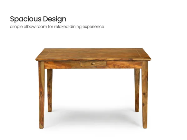 Belle Solid Wood 4 Seater Dining Table